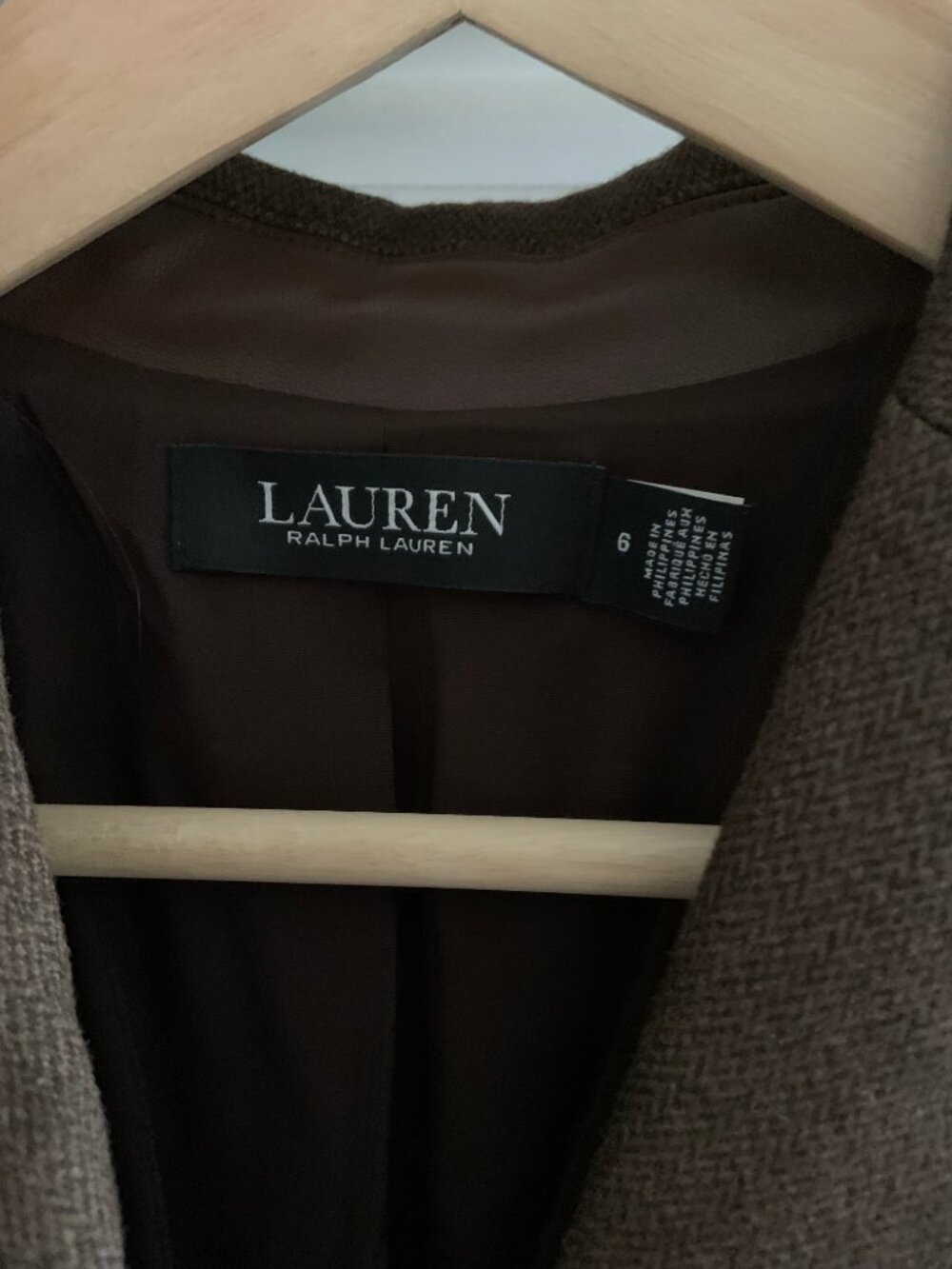 Ralph Lauren Herringbone Jacquard Blazer - Picture 7 of 7